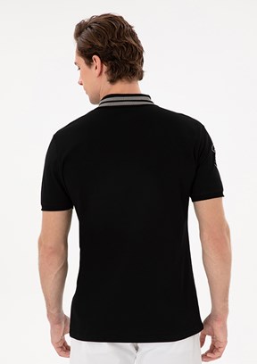 US POLO ASSN Siyah Erkek Basic T-Shirt