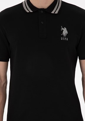 US POLO ASSN Siyah Erkek Basic T-Shirt