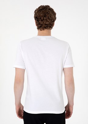 US POLO ASSN Beyaz Erkek Regular T-Shirt