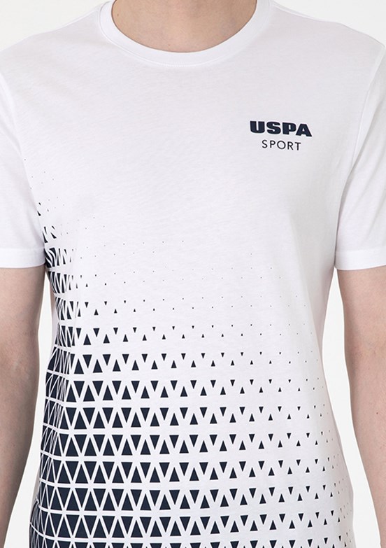 US POLO ASSN Beyaz Erkek Regular T-Shirt