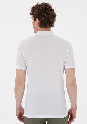 US POLO ASSN Beyaz Erkek Basic T-Shirt