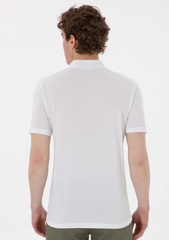 US POLO ASSN Beyaz Erkek Basic T-Shirt