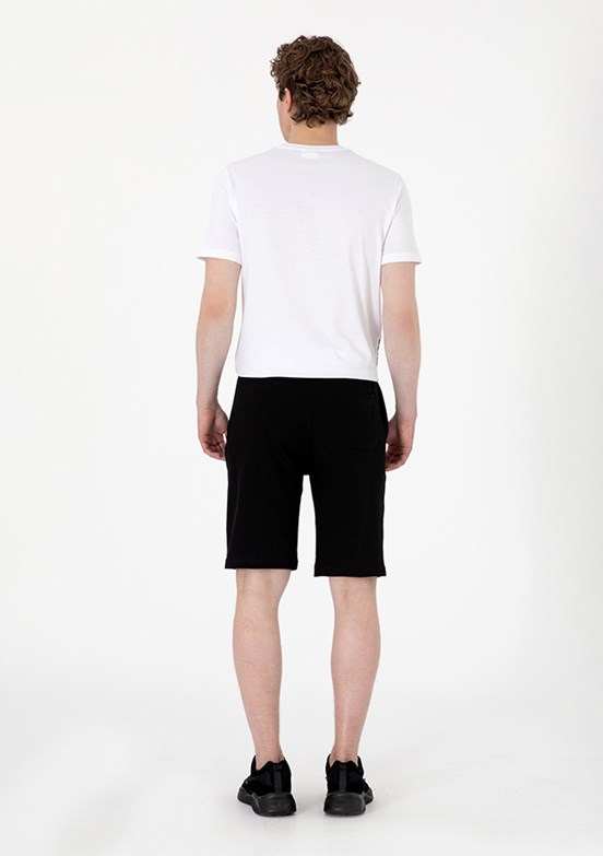 US POLO ASSN Siyah Erkek Bermuda Şort