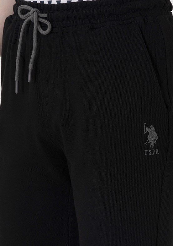 US POLO ASSN Siyah Erkek Bermuda Şort