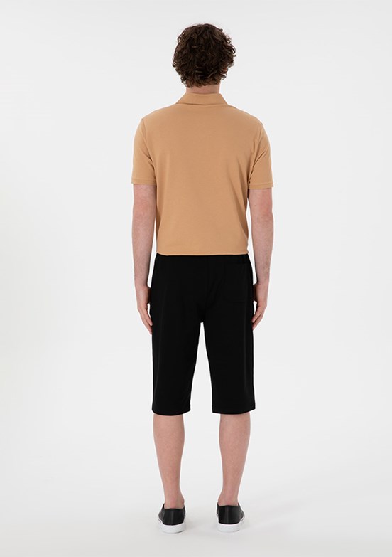 US POLO ASSN Siyah Erkek Bermuda Şort