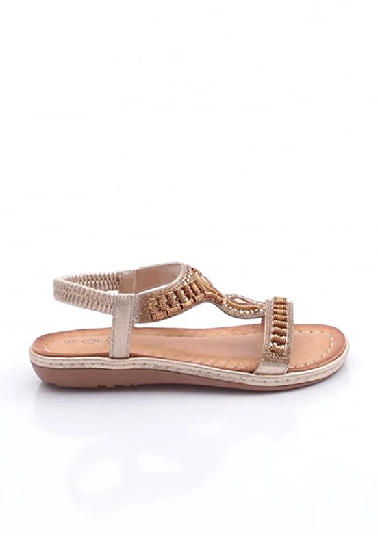 GUJA - 25Y152 Kadın Gri Casual Terlik
