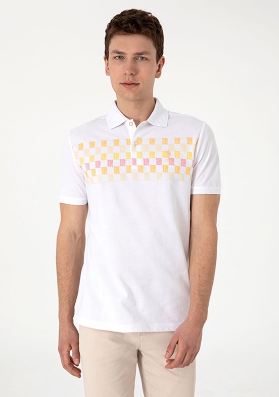 US POLO ASSN Turuncu Erkek Regular T-Shirt