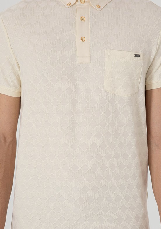 US POLO ASSN Beyaz Erkek Örme T-Shirt