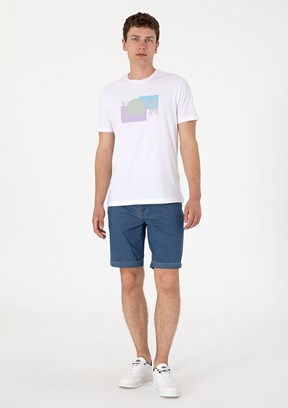 US POLO ASSN Mavi Erkek Bermuda Şort