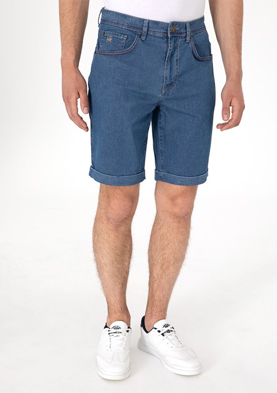 US POLO ASSN Mavi Erkek Bermuda Şort