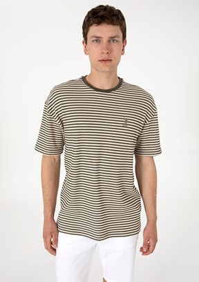 US POLO ASSN Bej Erkek Comfort T-Shirt