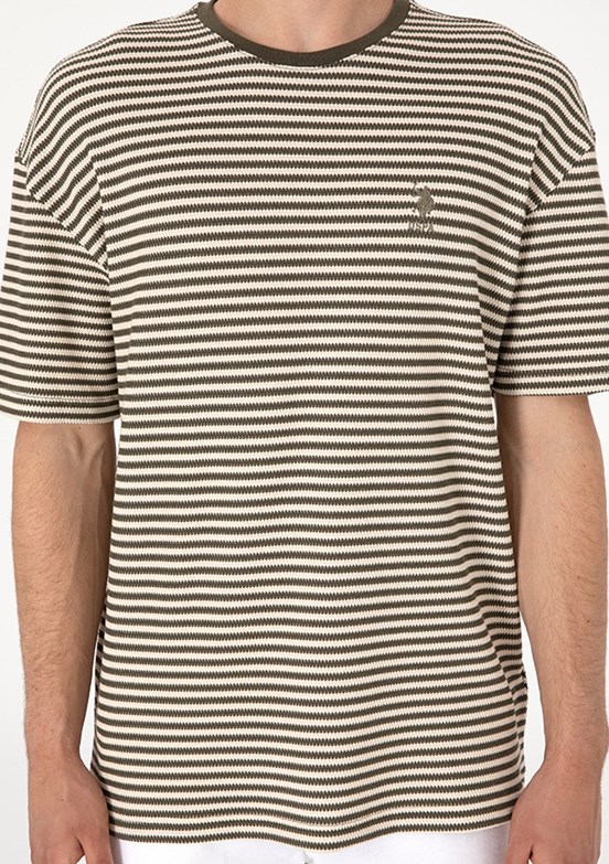 US POLO ASSN Bej Erkek Comfort T-Shirt