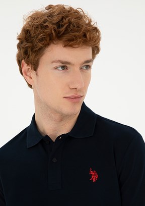 US POLO ASSN Lacivert Erkek Basic T-Shirt