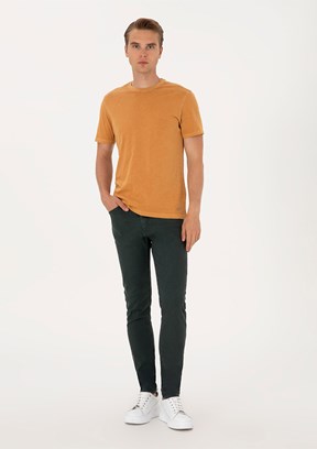 US POLO ASSN Yeşil Erkek Slim Jean Pantolon