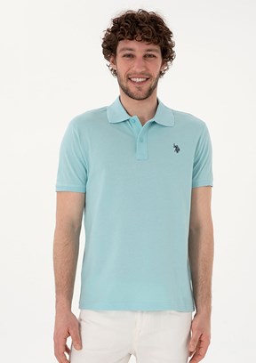 US POLO ASSN Mavı Erkek Basic T-Shirt