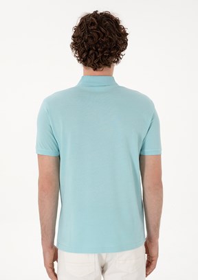 US POLO ASSN Mavı Erkek Basic T-Shirt