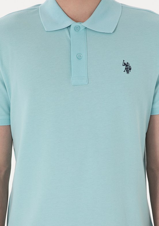 US POLO ASSN Mavı Erkek Basic T-Shirt