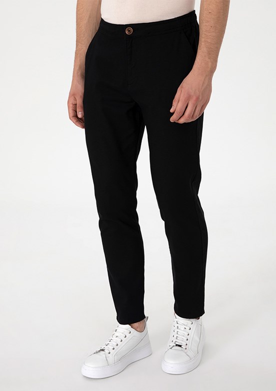 US POLO ASSN Siyah Erkek Chino Pantolon
