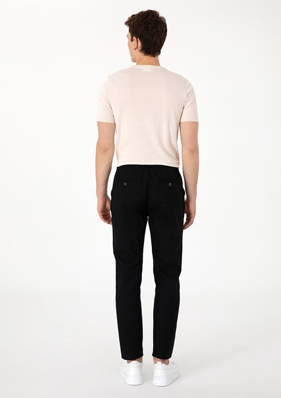 US POLO ASSN Siyah Erkek Chino Pantolon