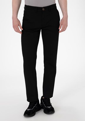 US POLO ASSN Siyah Erkek Chino Pantolon