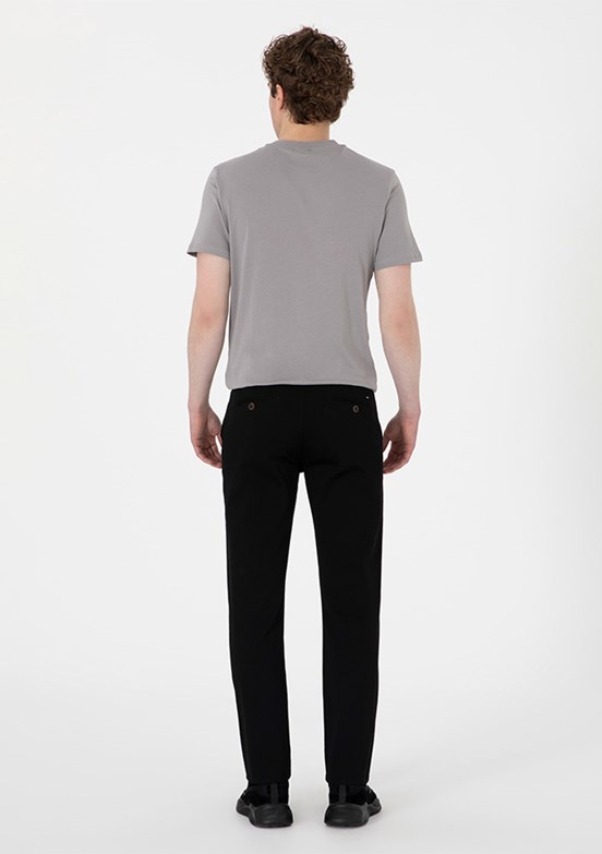 US POLO ASSN Siyah Erkek Chino Pantolon