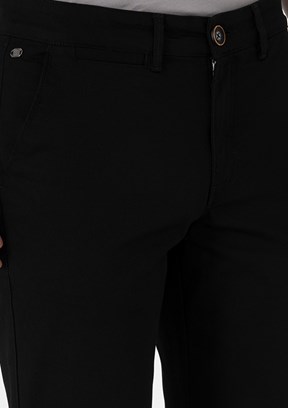 US POLO ASSN Siyah Erkek Chino Pantolon