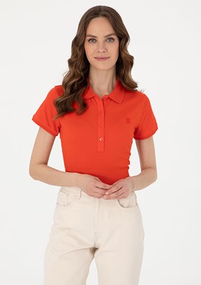 PIERRE CARDIN Kırmızı Kadın Regular T-Shirt