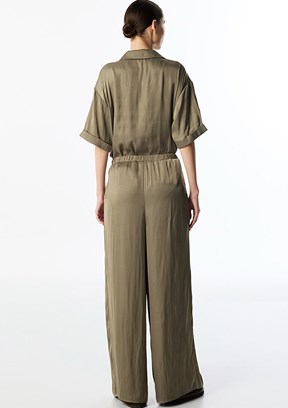 TWİST Haki Kadın Palazzo Fit Pantolon