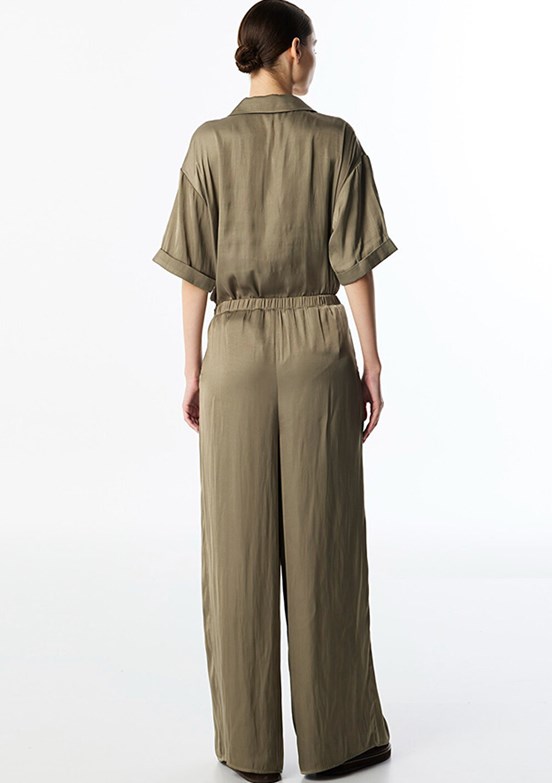 TWİST Haki Kadın Palazzo Fit Pantolon