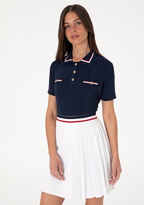US POLO ASSN Lacivert Kadın Slim Kazak