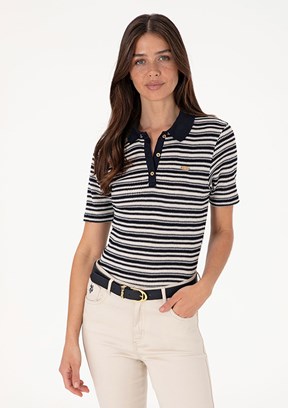 US POLO ASSN Lacivert Kadın Slim T-Shirt