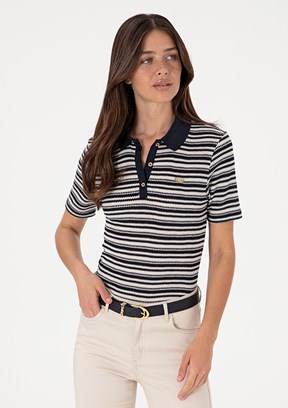 US POLO ASSN Lacivert Kadın Slim T-Shirt