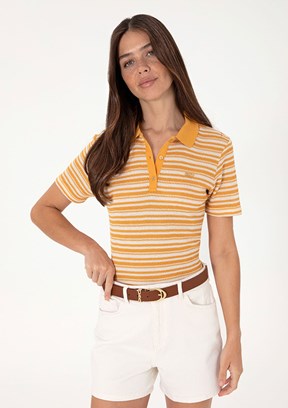 US POLO ASSN Turuncu Kadın Slim T-shirt