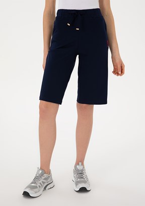 US POLO ASSN Lacivert Kadın Bermuda Şort