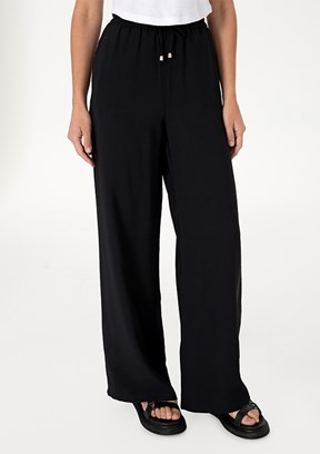 US POLO ASSN Siyah Kadın Relax Pantolon