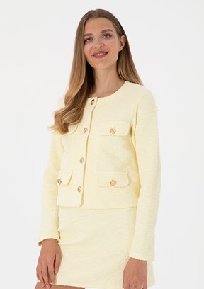 US POLO ASSN Sarı Kadın A-Form Fit Sweatshirt