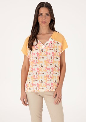 US POLO ASSN Turuncu Kadın Regular T-Shirt