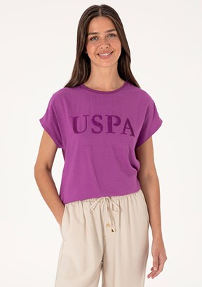 US POLO ASSN Mor Kadın Regular T-Shirt
