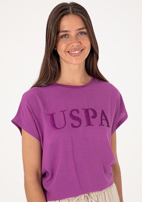 US POLO ASSN Mor Kadın Regular T-Shirt