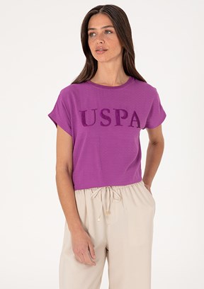 US POLO ASSN Mor Kadın Regular T-Shirt