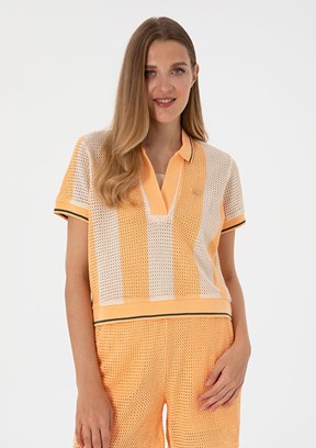 US POLO ASSN Turuncu Kadın Comfort T-Shirt
