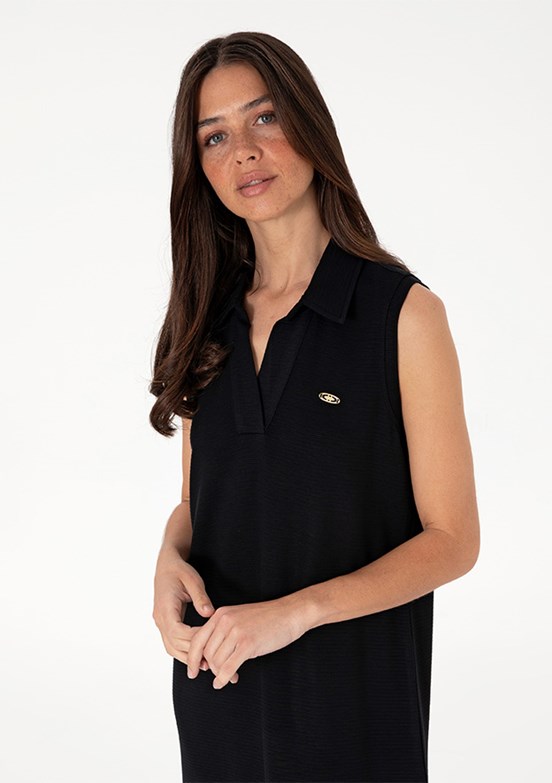 US POLO ASSN Siyah Kadın Örme Elbise