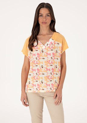 US POLO ASSN Turuncu Kadın Regular T-Shirt