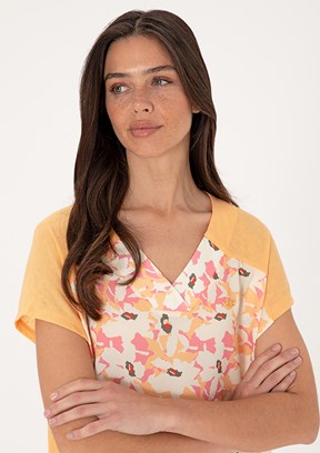 US POLO ASSN Turuncu Kadın Regular T-Shirt