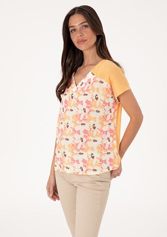 US POLO ASSN Turuncu Kadın Regular T-Shirt