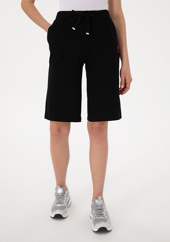 US POLO ASSN - Kadın Siyah Kapri