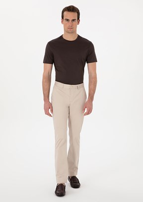 PİERRE CARDİN Bej Erkek Regular Pantolon