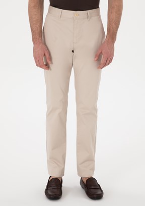 PİERRE CARDİN Bej Erkek Regular Pantolon