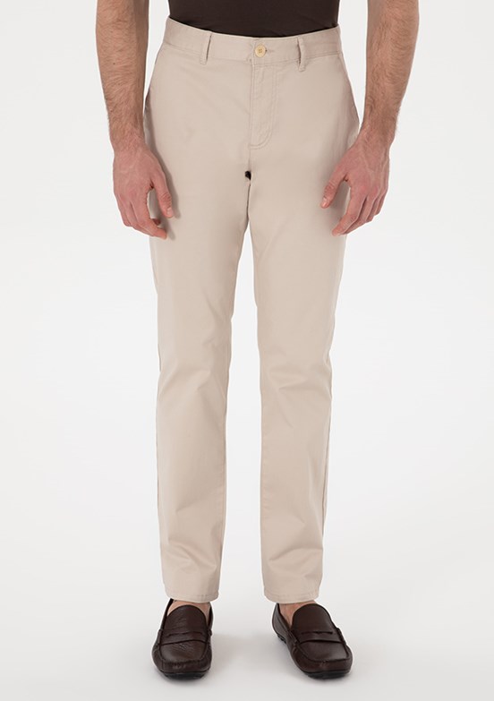PİERRE CARDİN Bej Erkek Regular Pantolon