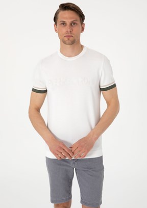 PİERRE CARDİN Beyaz Erkek Slim Kazak